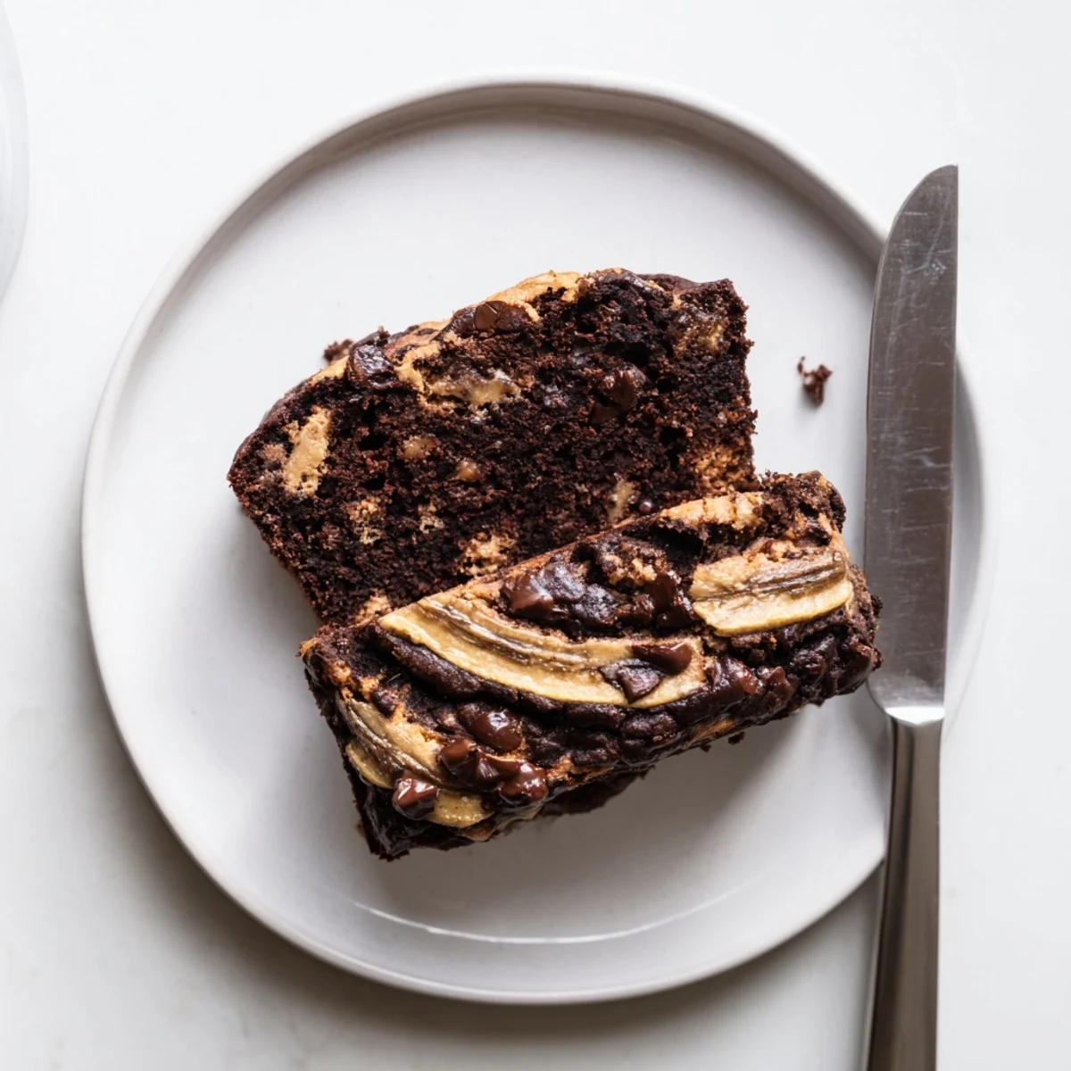 Chocolate Peanut Butter Banana Bread