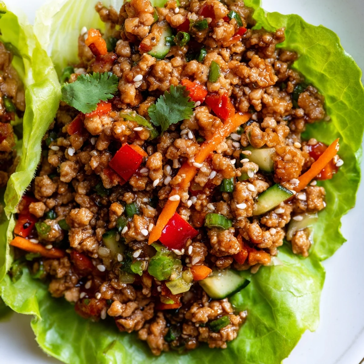 Healthy Ground Turkey Lettuce Bowls