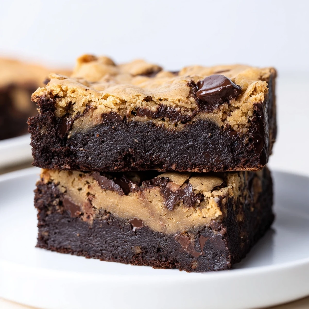 Double Layer Vegan Brookies