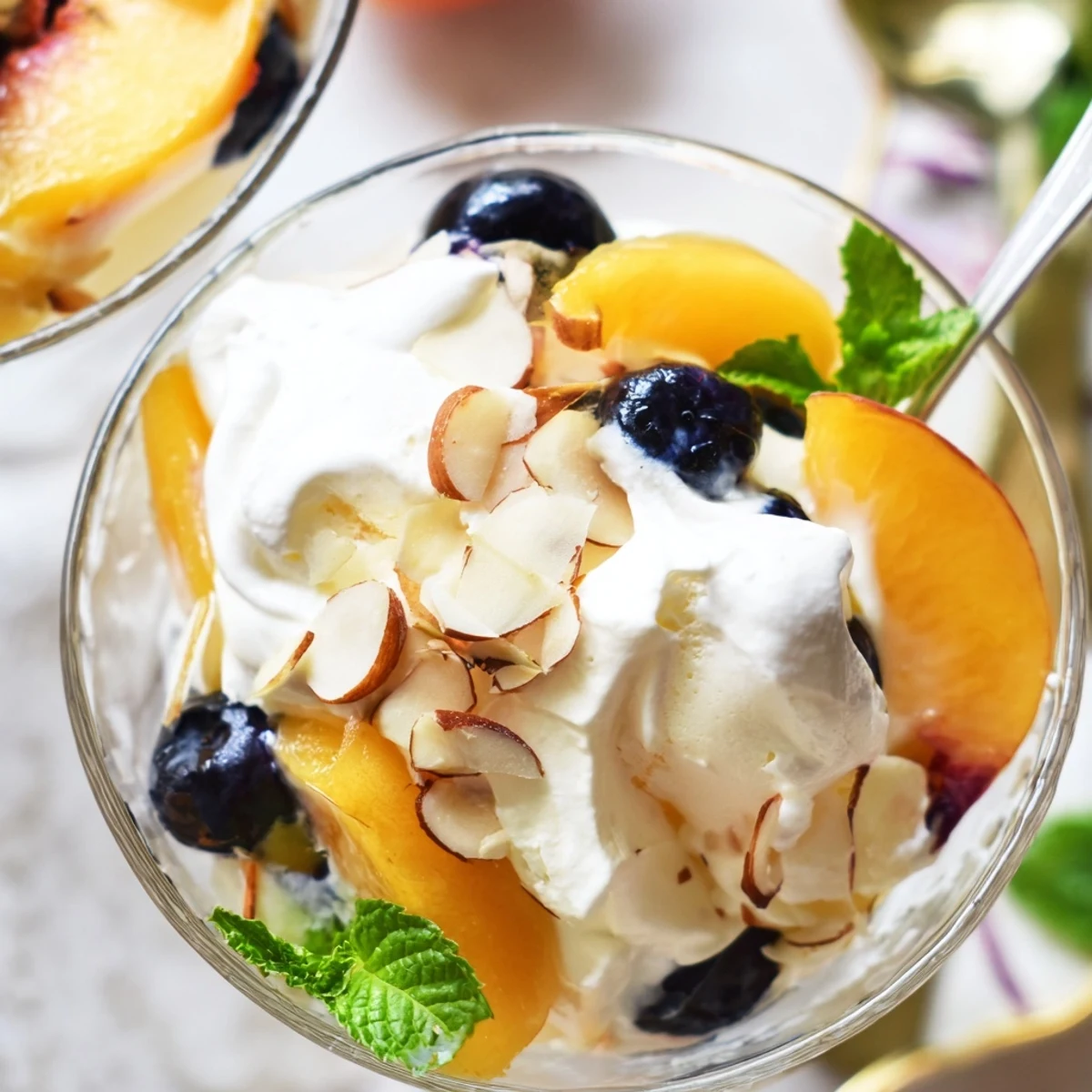 Peaches And Cream Salad