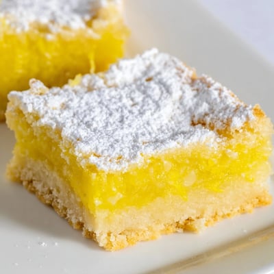 Tangy Lemon Bars with Shortbread
