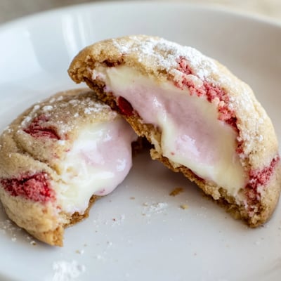 Strawberry Cheesecake Cookies