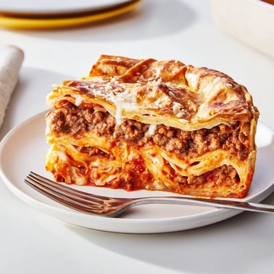 Cheesy Lasagna Pie
